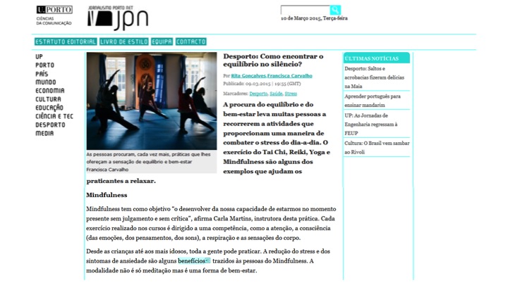 Entrevista sobre Mindfulness