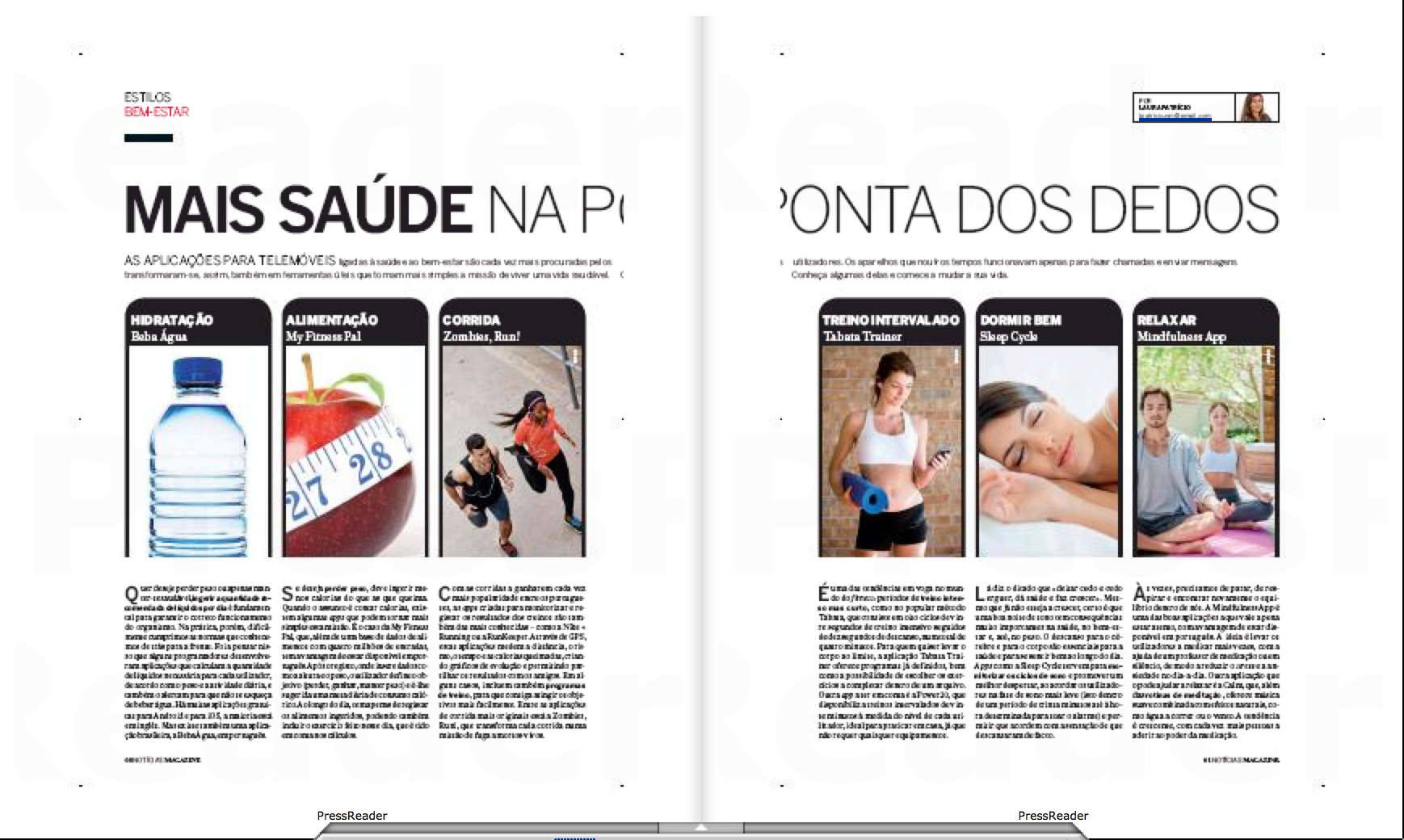 Aplicações para telemóvel para a saúde